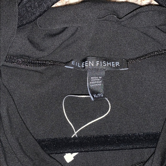 Eileen Fisher Stretch Silk Jersey Funnel Neck Tunic - Picture 6 of 8